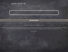 Tablet Screenshot of gratis-spiele.de